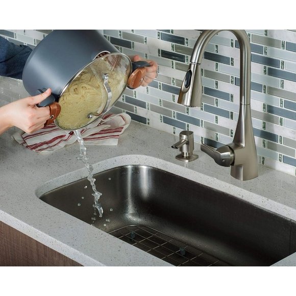 5 Quart Stock Multipurpose Pasta Pot with Strainer Lid - Picture 7 of 8